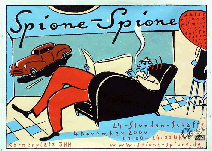 Spione-Spione 24h-Ausstellung